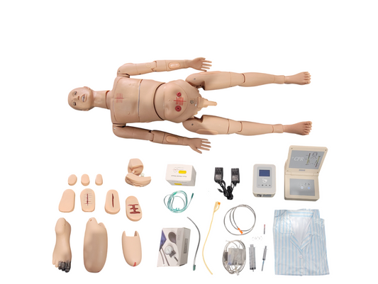 Manequim Masculino Multifuncional para Treinamento em Enfermagem e Trauma