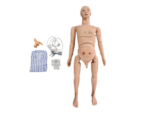 Simulador de ECG com Manequim Adulto