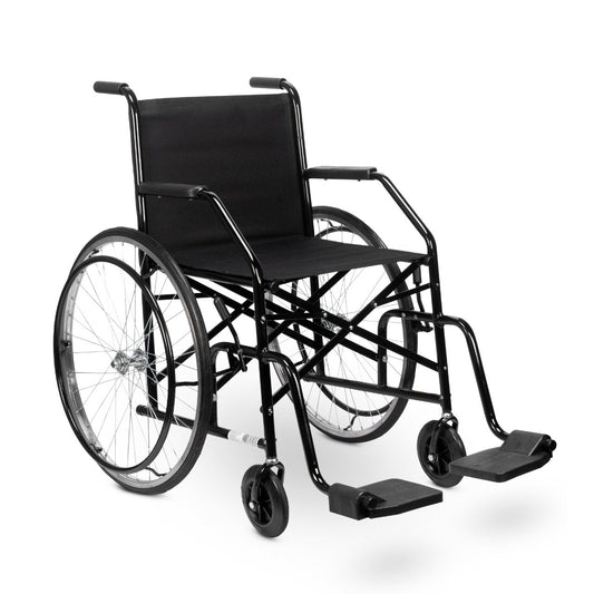 Cadeira de Rodas em Aço Carbono – Dobrável em X