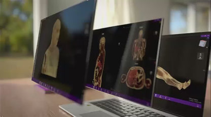 Tela Interativa I7 86" + Software Vitalício de Anatomia